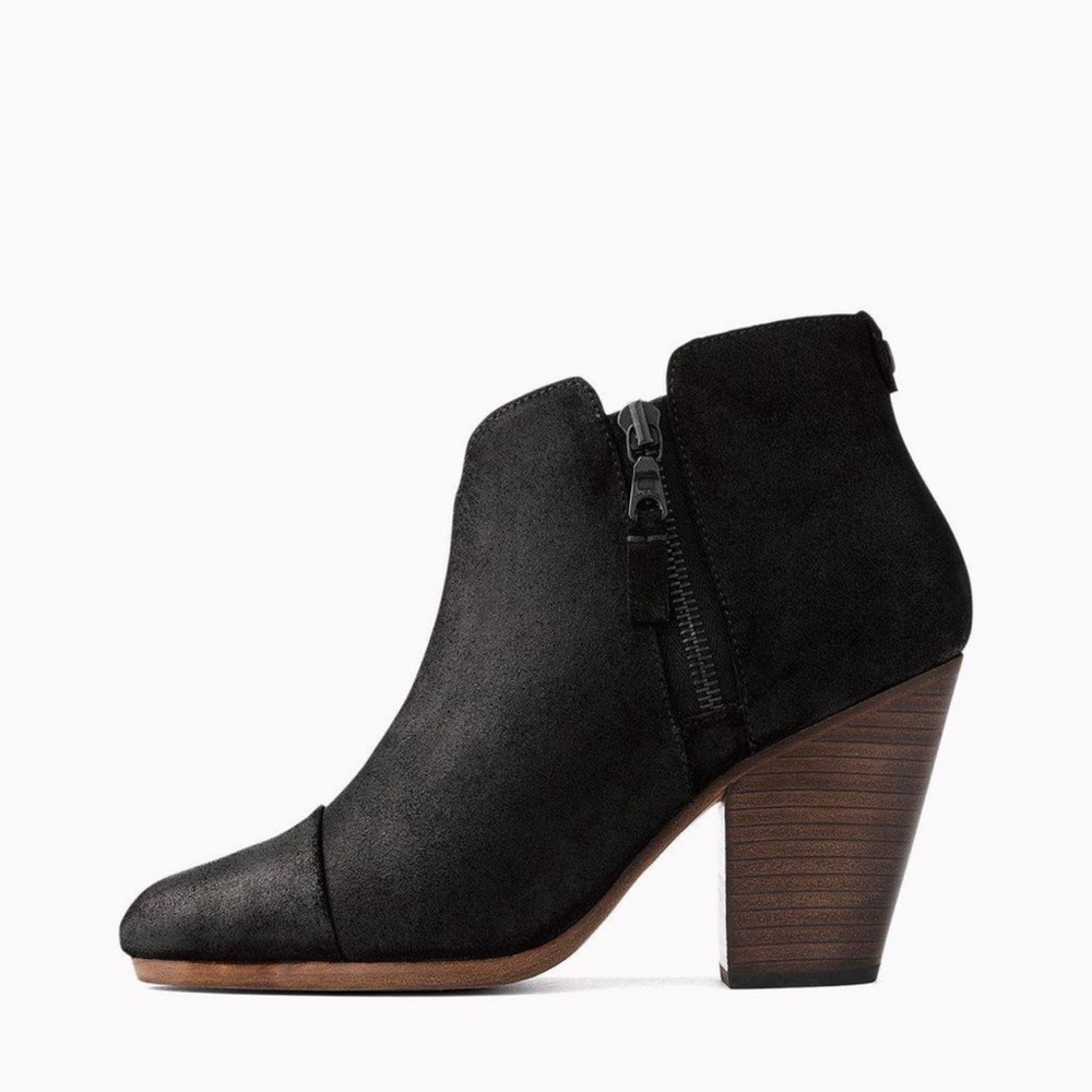 Rag and Bone leather Boots - block heel bootie